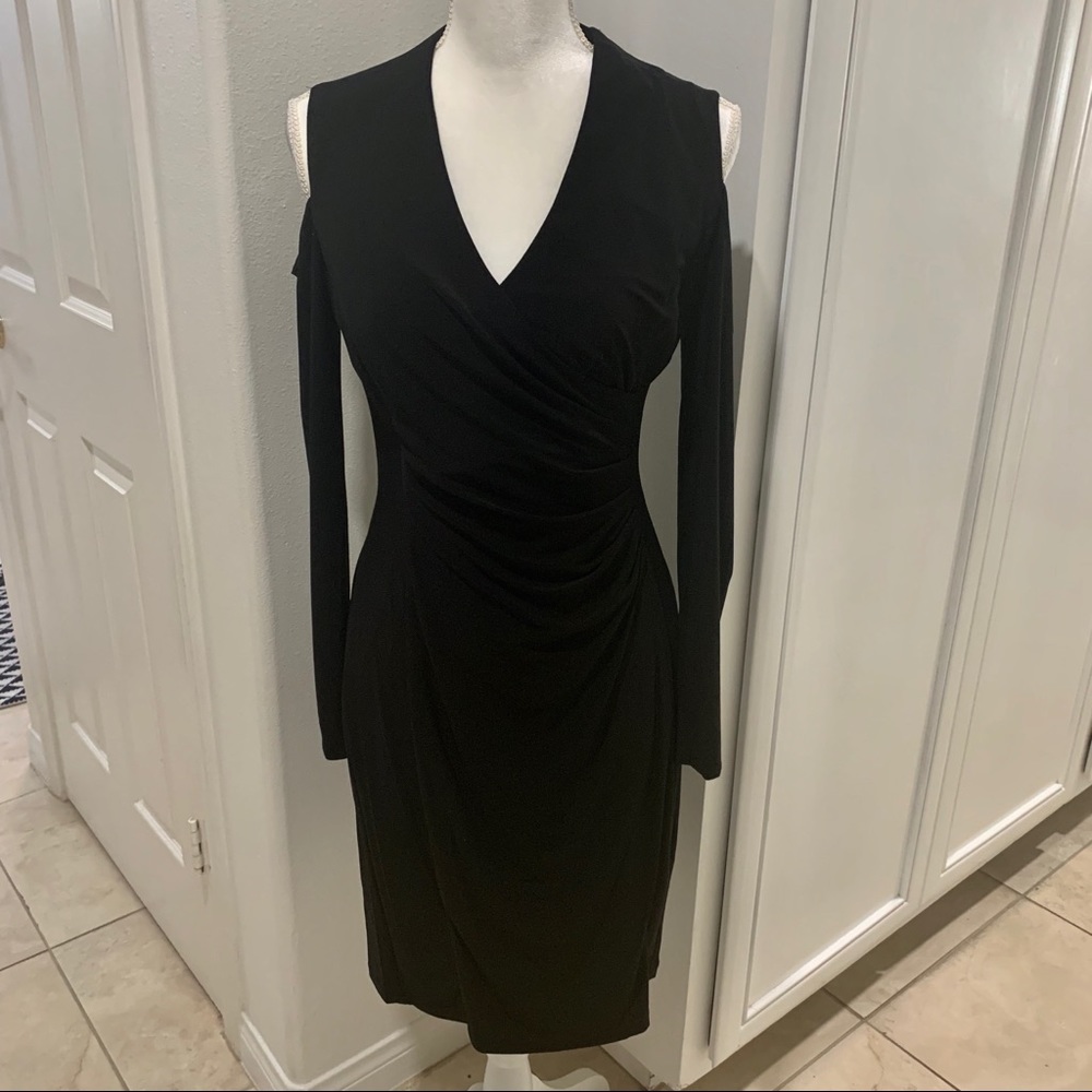 Ralph Lauren Cold Shoulder Sheath Dress